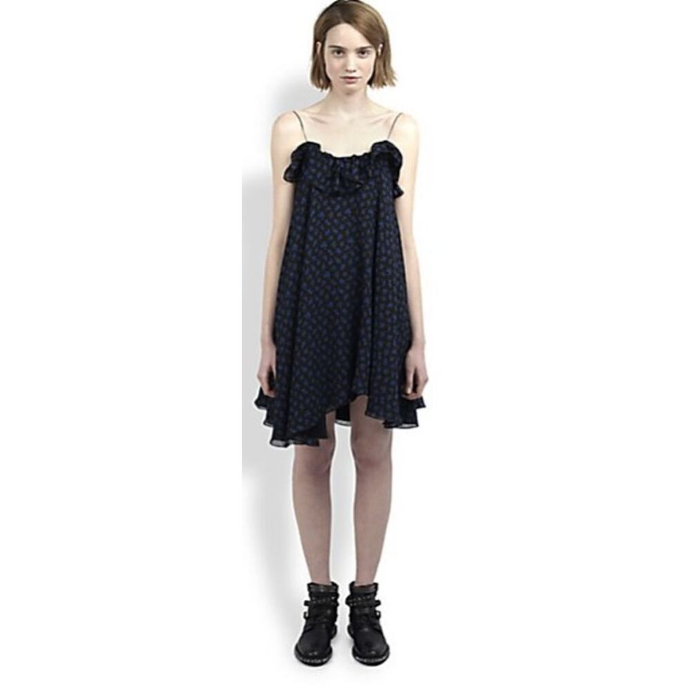 Saint Laurent Fall 2013 Hedi Slimane Floral Silk Slip Dress 36 EU 4 US YSL - Picture 3 of 8